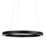 SMITH&SMITH Lighting Sydney Rotondo LED Black Ring Pendant - 400mm