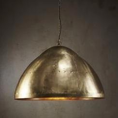 P51 Ceiling Pendant Large Antique Brass
