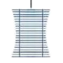 SMITH&SMITH Lighting Sydney Pendant Lamp in single piece of blue ribbed glass