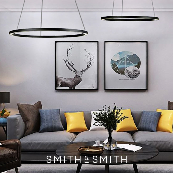 Rotondo Black Round LED Pendant Ring Lamp. Do you like the Oriel Nimbus LED Ring? Then you will love the SMITH&SMITH Rotondo Black Round LED Pendant Ring Lamp. insta