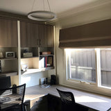 Rotondo LED Ring in Matte White SMITH&SMITH Lighting Sydney 400mm Insta