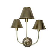 SMITH&SMITH Lighting Sydney Fadden 3-shade Wall Lamp