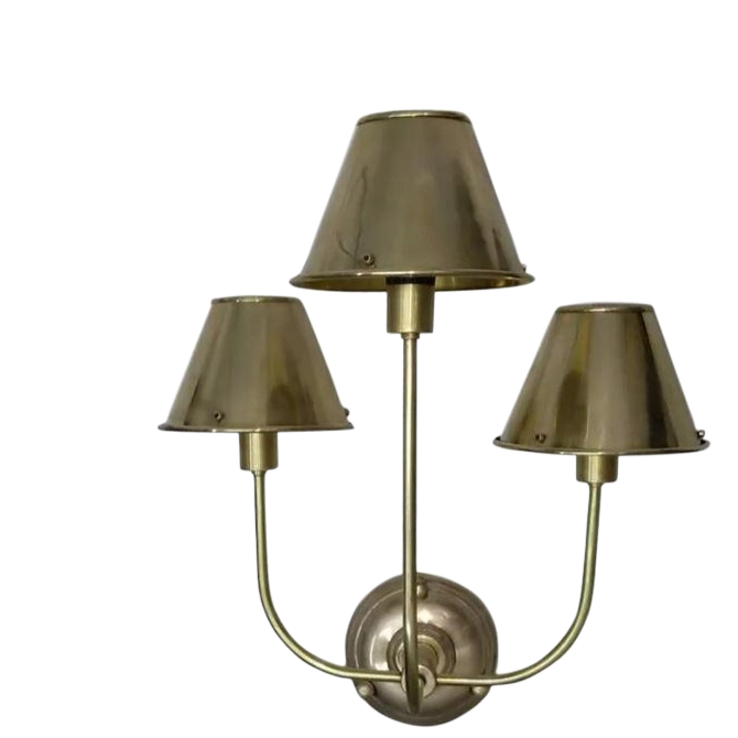 SMITH&SMITH Lighting Sydney Fadden 3-shade Wall Lamp