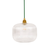 SMITH&SMITH Lighting Sydney Ashter Hand-blown Lantern Pendant in Clear Glass