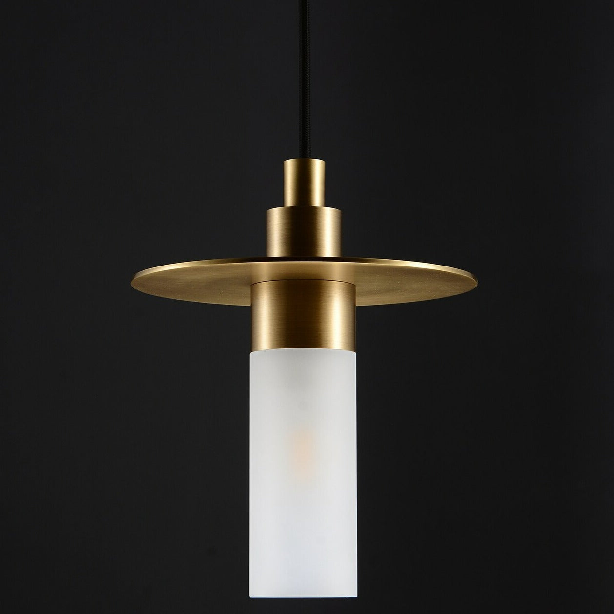 SMITH&SMITH Audley Brass and Glass Pendant Lamp