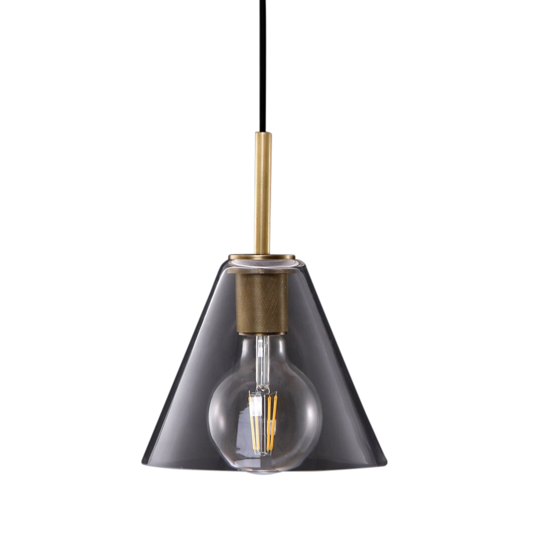 SMITH_SMITHBloomfieldBrassPendantLampwithclearconeglass4