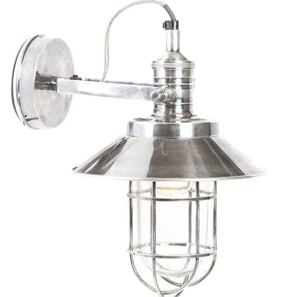 SMITH&SMITH Braidwood Antique Silver Wall Lamp