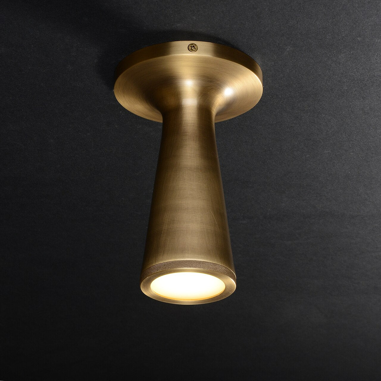 Coney Brass Ceiling Lamp