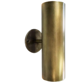 SMITH&SMITH Bruges Up Down Brass Cylinder Wall Sconce