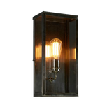 SMITH&SMITH Camden Outdoor Wall Lamp In Antique Silver