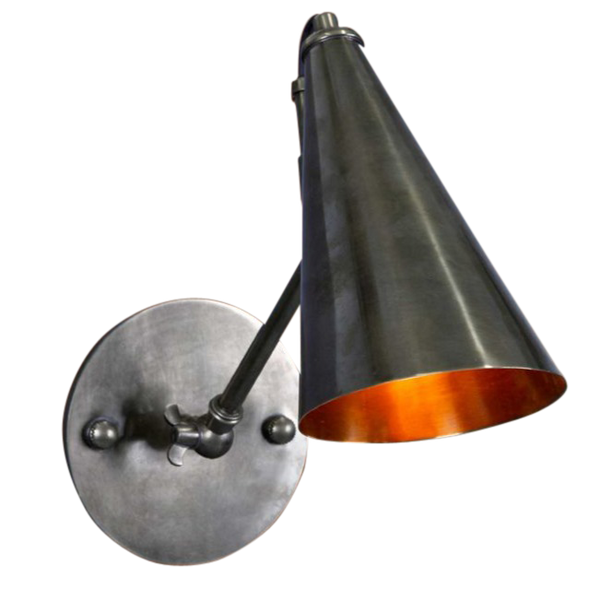 SMITH&SMITH Copper Hill Wall Lamp in Antique Silver