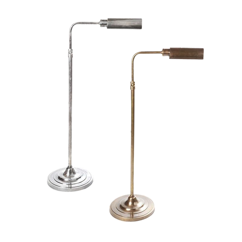 SMITH&SMITH Lighting Sydney Downey Traditional English Floor Lamp available in Antique Brass or Antique Silver 
