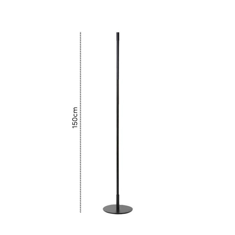 SMITH&SMITH Eureka Black Linear LED Floor Lamp Drawing