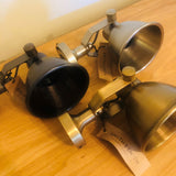 SMITH&SMITH Florence Indoor Wall Lamp in Black Antique Brass and Antique Silver