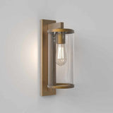 SMITH&SMITH Harrington Outdoor Wall Lamp in Antique Brass.