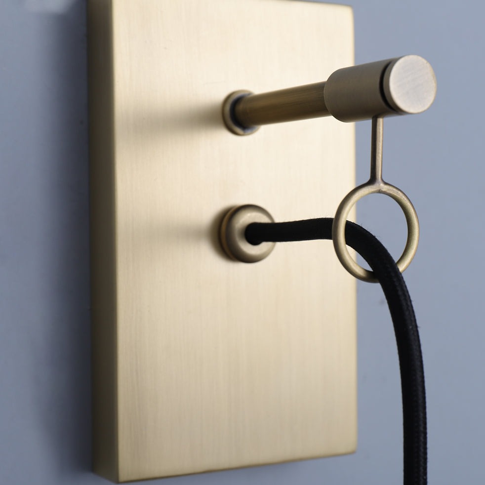 Harrington Hanging Wall Lamp in Brass