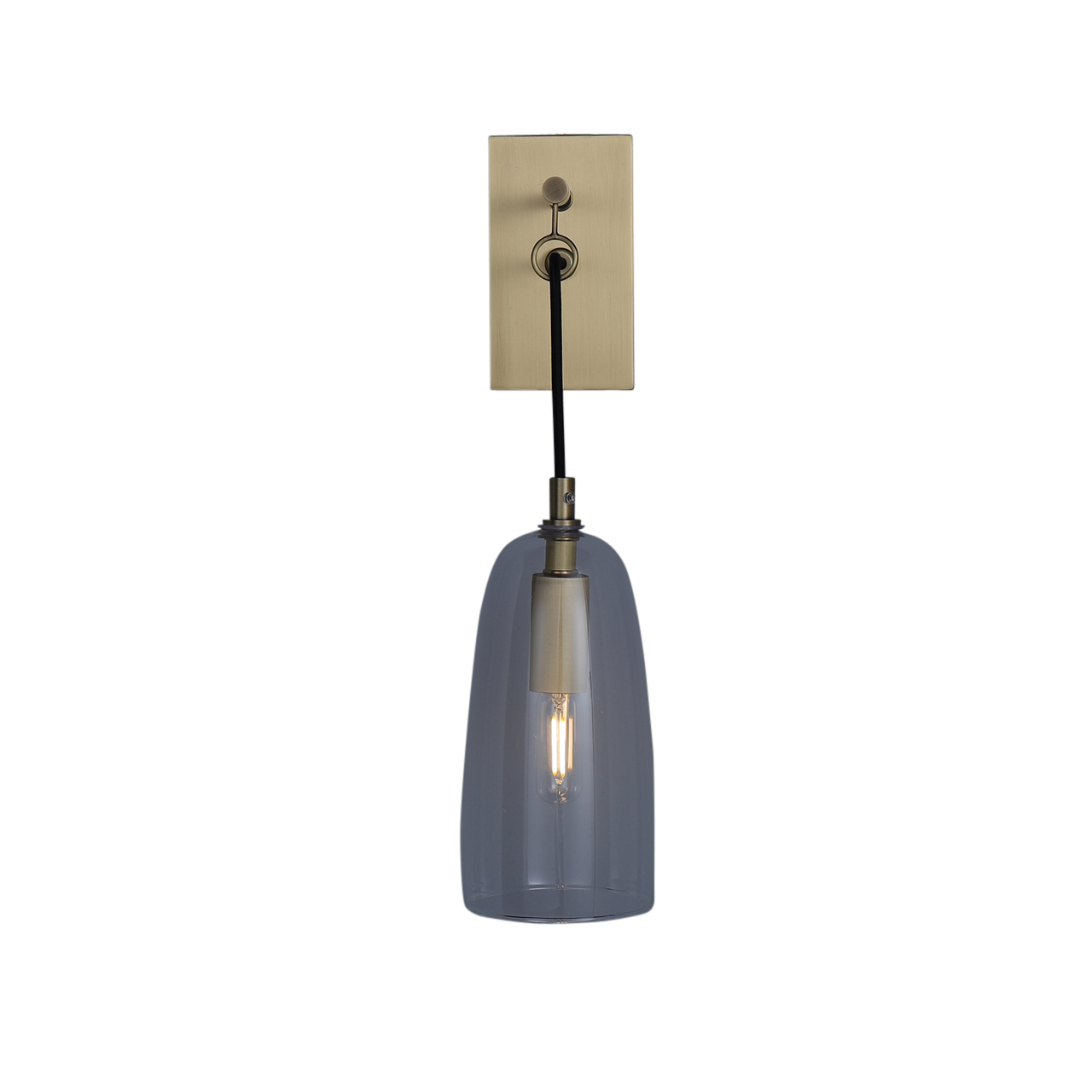 SMITH&SMITH Harrington Hanging Wall Lamp in Brass