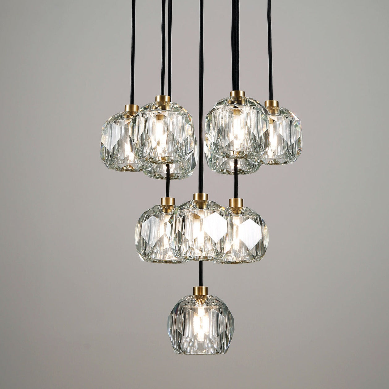 SMITH&SMITH Howard 10 Crystal Ball Cluster Pendant
