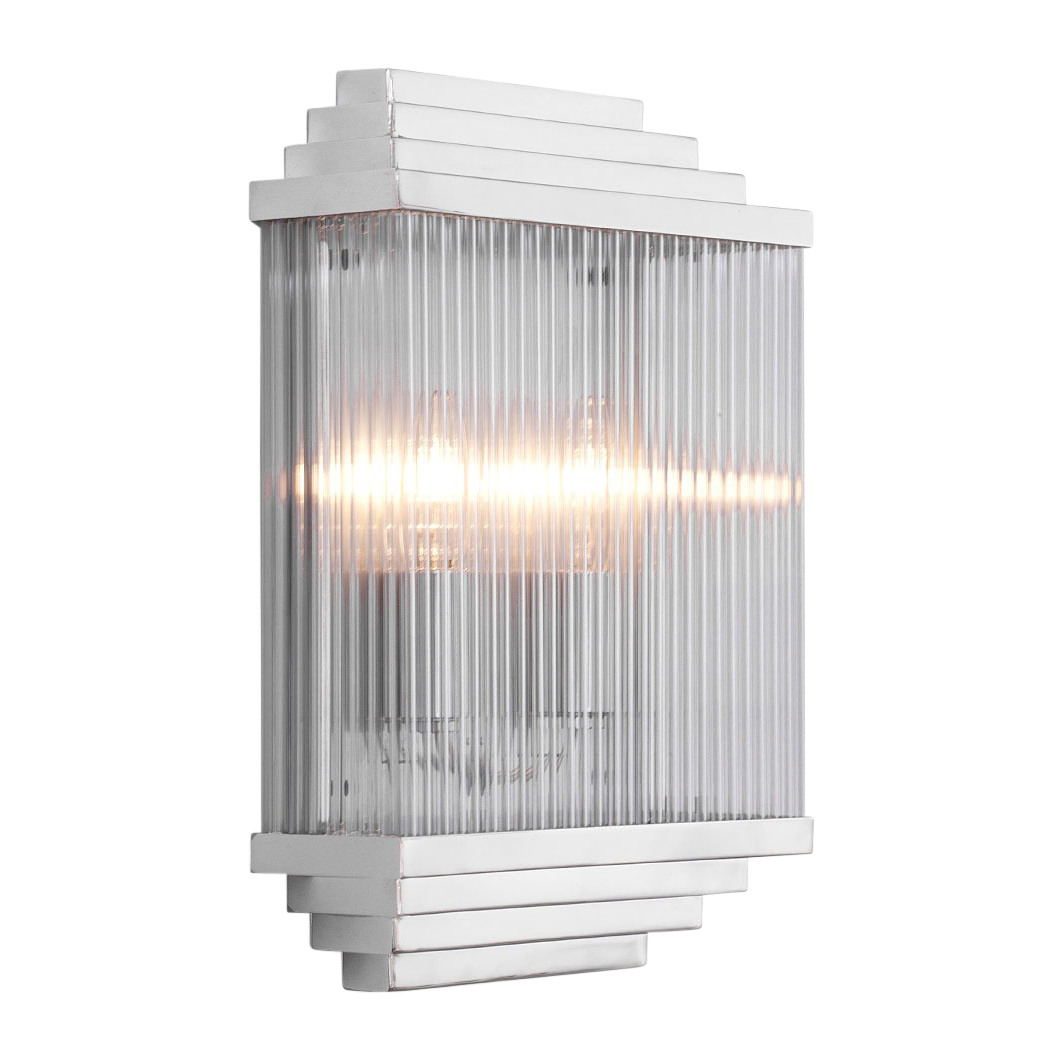 SMITH&SMITH Lighting Sydney Brunswick Glass Sconce Wall Light profile view