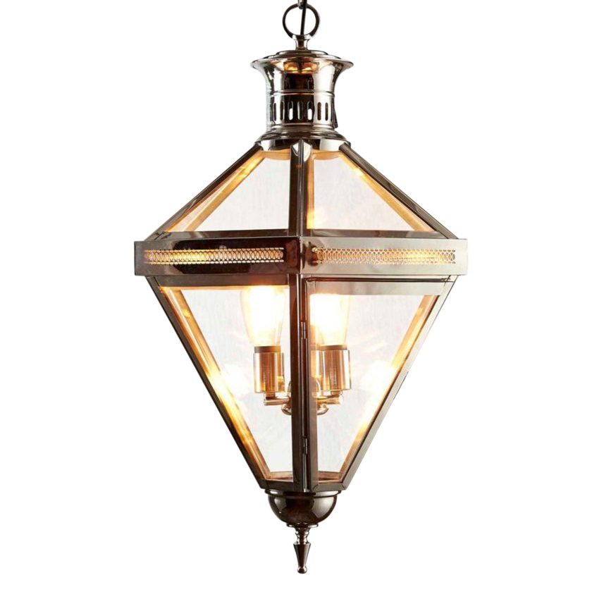 SMITH&SMITH Lighting Sydney Chrysler 3-lamp Pendant in a Polished Nickel finish