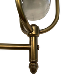 SMITH&SMITH Lighting Sydney Flagstaff Brass Outdoor Wall Lamp in Pier Outdoor Lamp Style PIM51230 close up view