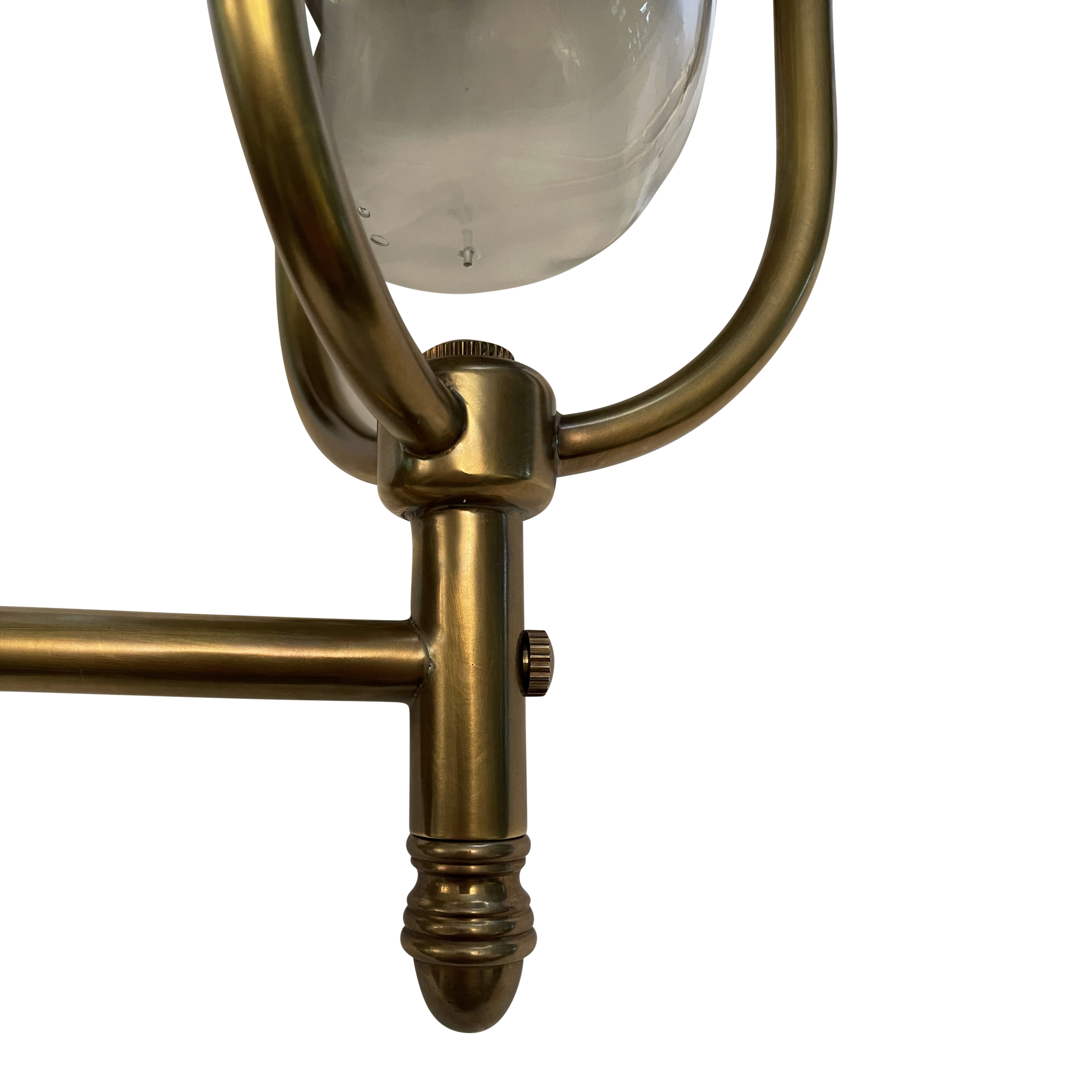 SMITH&SMITH Lighting Sydney Flagstaff Brass Outdoor Wall Lamp in Pier Outdoor Lamp Style PIM51230 close up view