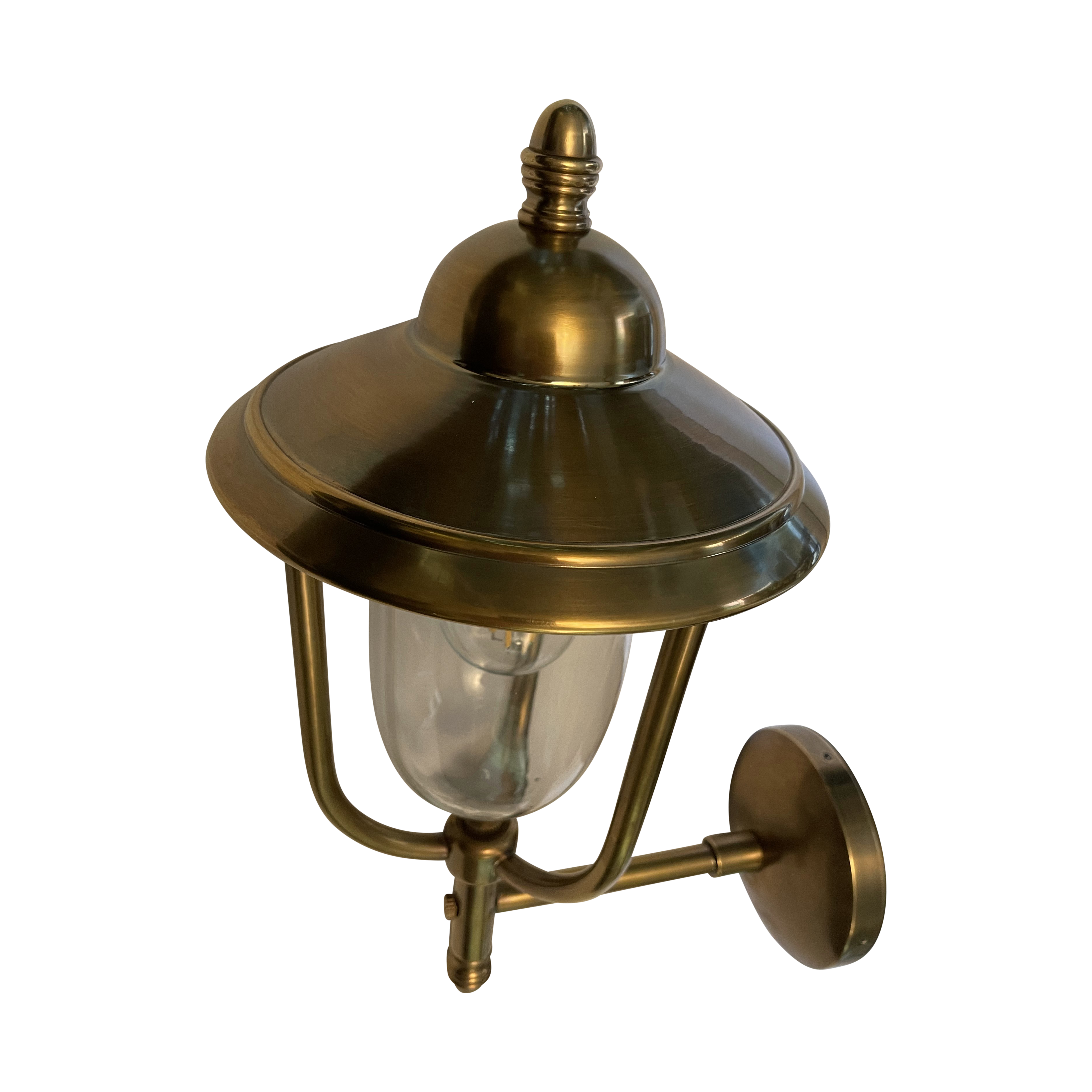 SMITH SMITH Flagstaff Brass Outdoor Wall Lamp