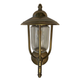 SMITH&SMITH Lighting Sydney Flagstaff Brass Outdoor Wall Lamp in Pier Outdoor Lamp Style PIM51230 front view
