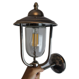 SMITH&SMITH Lighting Sydney Flagstaff Outdoor Wall Sconce in Silver - Handcrafted in solid brass