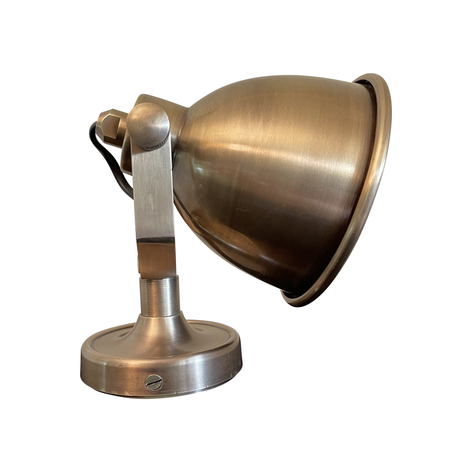 SMITH&SMITH Lighting Sydney Florence Brass Sconce Wall or Ceiling Light ELPIM50718 full view