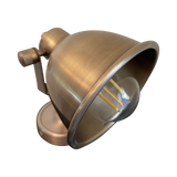 SMITH&SMITH Lighting Sydney Florence Brass Sconce Wall or Ceiling Light ELPIM50718 top down view