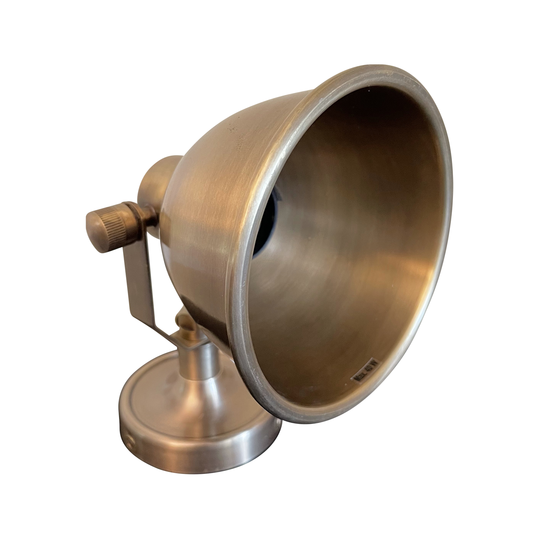 SMITH&SMITH Lighting Sydney Florence Brass Sconce Wall or Ceiling Light ELPIM50718 angle view