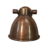 SMITH&SMITH Lighting Sydney Florence Brass Sconce Wall or Ceiling Light ELPIM50718 front view