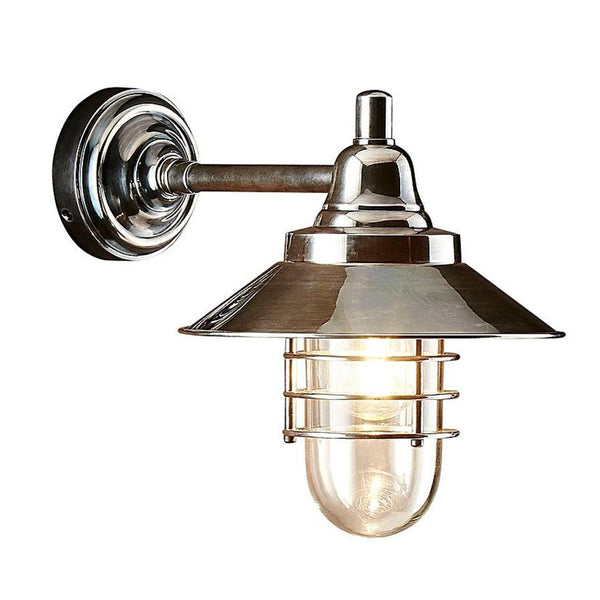 SMITH&SMITH Lighting Sydney Johns River Outdoor Wall Sconce in Antique Silver finish