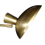 SMITH&SMITH Lighting Sydney Leslie Brass Sconce Wall Light close up view