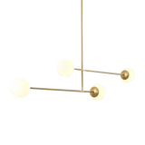 SMITH&SMITH Lachlan 4 Lamp Brass Pendant Chandelier