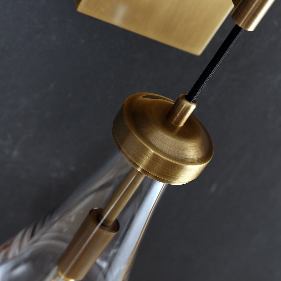 May Glass Teardrop Wall Lamp