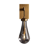 SMITH&SMITH May Glass Teardrop Wall Lamp