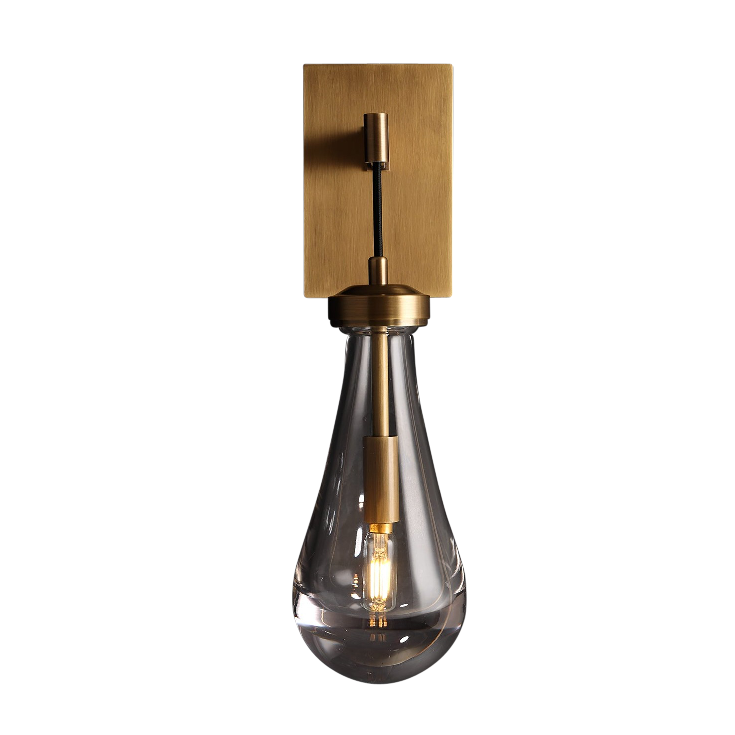 SMITH&SMITH May Glass Teardrop Wall Lamp