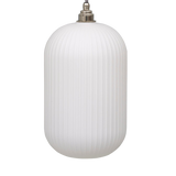 SMITH&SMITH Lighting Sydney Reffro Rippled Opal Glass Column Pendant Lamp