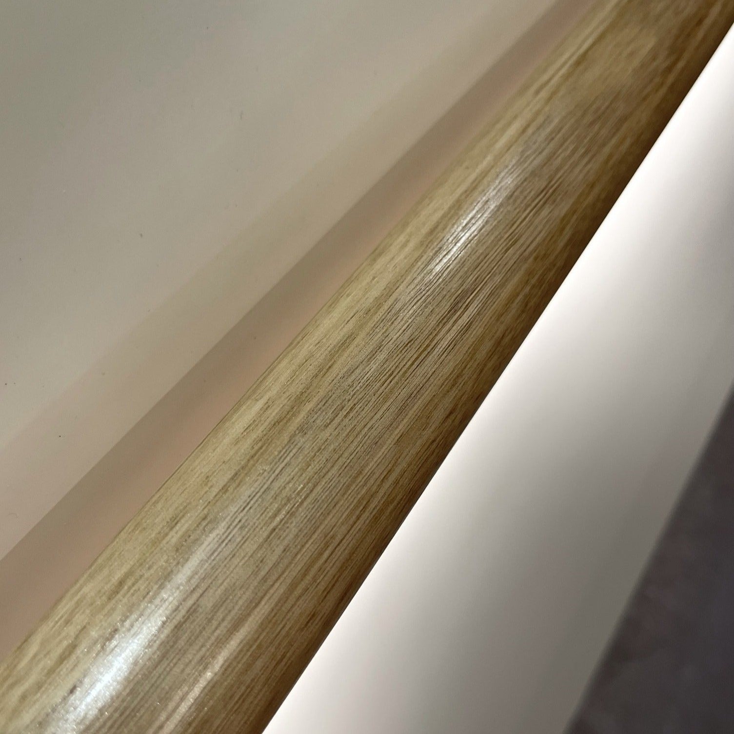 SMITH&SMITH Simpson Australian Round Timber LED Pendant Lamp close up looking downward