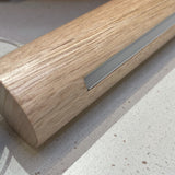 SMITH&SMITH Simpson Australian Round Timber LED Pendant Lamp close up of LED underside of lamp