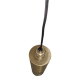 Bruges Antique Solid Brass Cylinder Pendant Lamp.