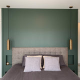 SMITH&SMITH Solid Brass Cylnder Pendant Lighting Bedside Lighting - Bruge Pendant Lamps x2. insta
