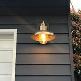 SMITH&SMITH Tempe Brass Outdoor Wall Lamp with clear glass Bowral NSW Australia Garage wall
