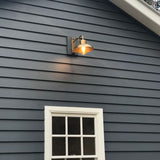 SMITH&SMITH Tempe Brass Outdoor Wall Lamp with clear glass Bowral NSW Australia Garage wall