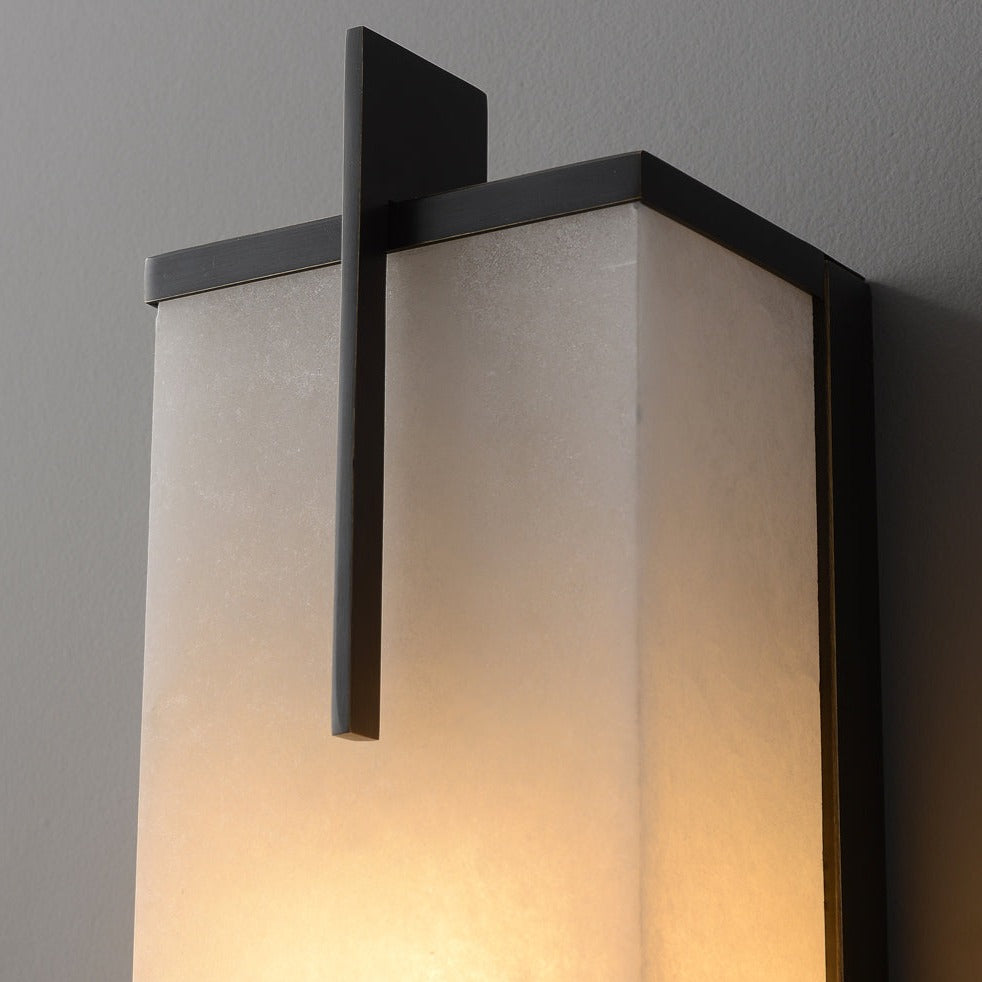 Wellington Alabaster Column Wall Lamp