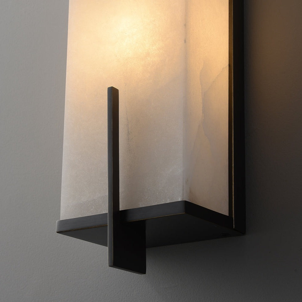 Wellington Alabaster Column Wall Lamp