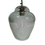 SMITH&SMITH Zarz Diamond Crystal Pale Green Pendant Lamp