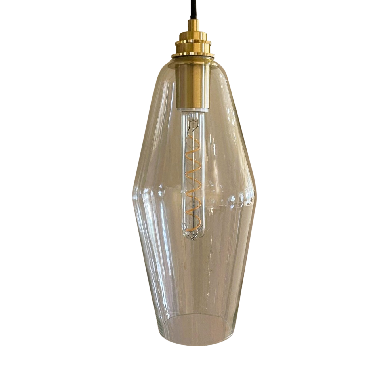SMITH&SMITH Salón Hand-blown Pendant in Clear Glass